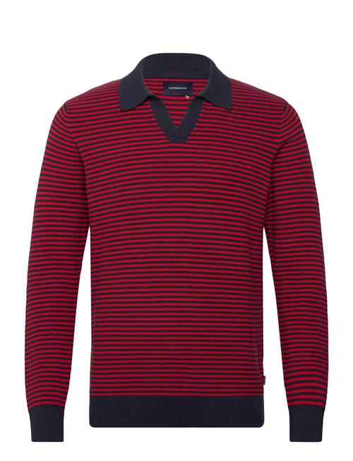 Lindbergh | Recycled V-Neck Polo Knit L/S | M