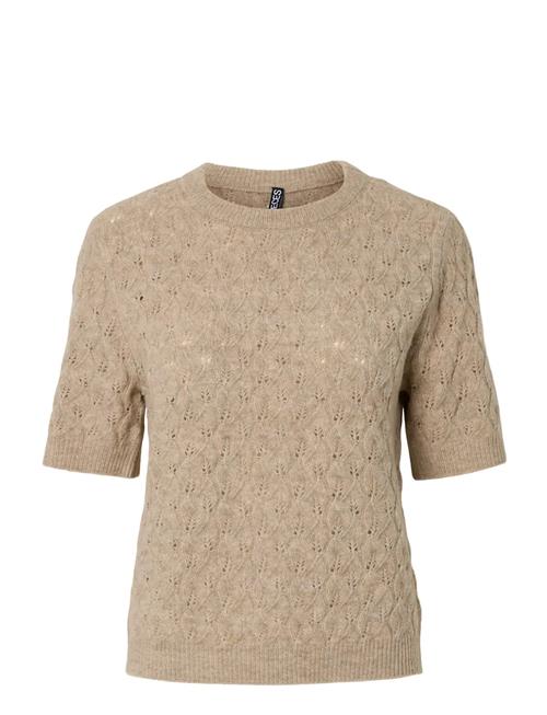 Pieces | Pclelou Ss O-Neck Knit Noos Bc | L