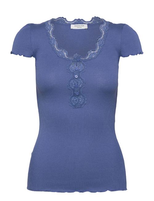 Rosemunde | Rwbeatha Silk Capsleeve Button T-Sh | S