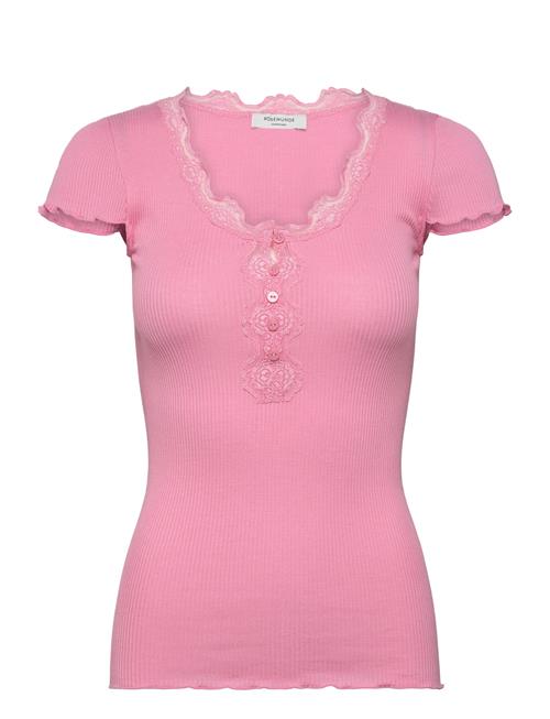 Rosemunde | Rwbeatha Silk Capsleeve Button T-Sh | M