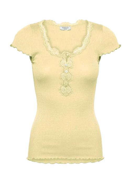 Rosemunde | Rwbeatha Silk Capsleeve Button T-Sh | L