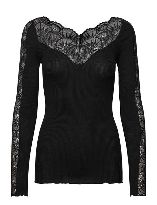 Rosemunde | Rwbeatha Silk Ls Lace T-Shirt | M
