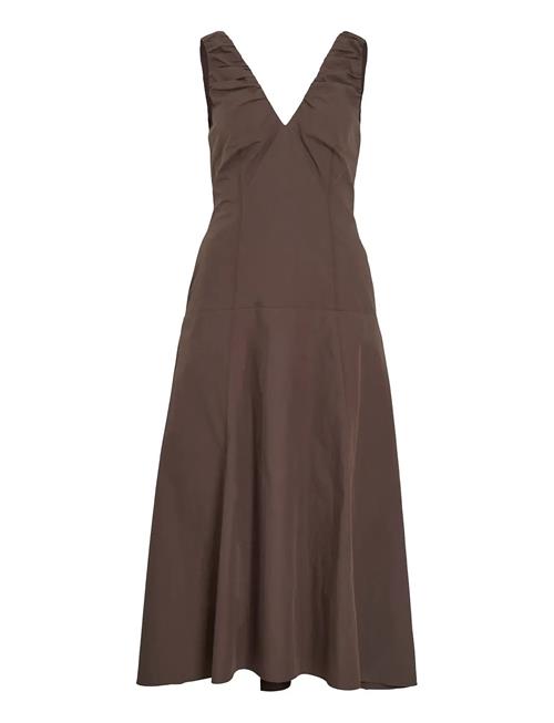 Vila | Viembla S/L V-Neck Maxi Dress Ro | 36