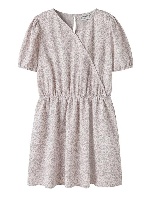 name it | Nkffany Ss Wrap Dress Pb | 164