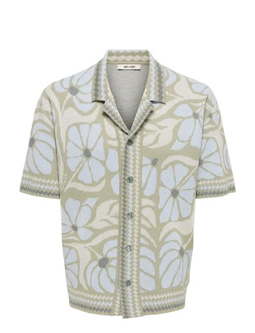 ONLY & SONS | Onsduke Rlx Jaq Ss Shirt Knit | XL