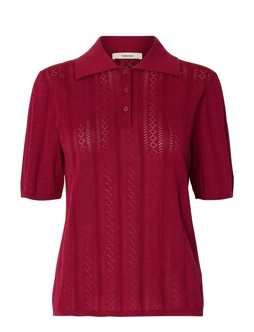 Selected | Slftoledo Structure 2/4 Knit Polo Neck | S