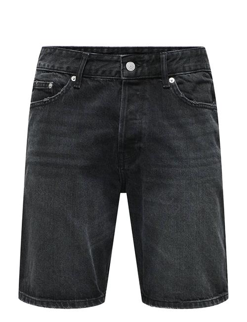 ONLY & SONS | Onsedge Black 2047 Tai Dnm Shorts Noos | XL