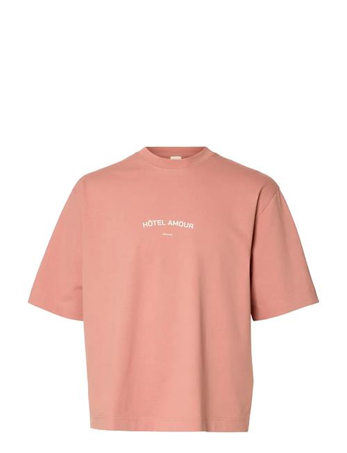 Selected | Slhboxyliam Ss O-Neck Tee Hotel Amour | XXL