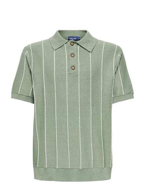 ONLY & SONS | Osjsaim Reg 12 Stripe Ss Polo Knt | 146-152