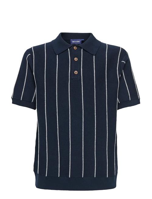 ONLY & SONS | Osjsaim Reg 12 Stripe Ss Polo Knt | 134-140