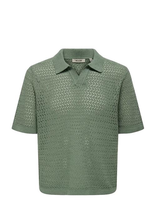 ONLY & SONS | Onsnyle 5 Ss Split Polo Knit Cs | M