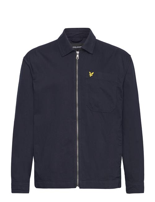 Lyle & Scott | Enzyme Wash Zip Through Overshirt | XXL