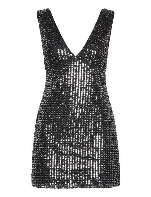Malina | Ellen Sequin Deep V Mini Dress | 42