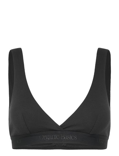 Organic Basics | Core Rib Plunge Bralette | XS