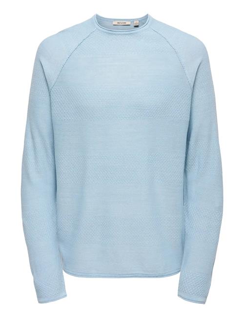 ONLY & SONS | Onsapollo Reg Ls Struc Crew Knit | XXL