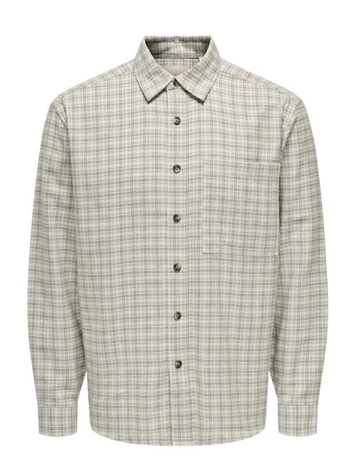 ONLY & SONS | Onsgudmund Loose Ls Checked Shirt | L