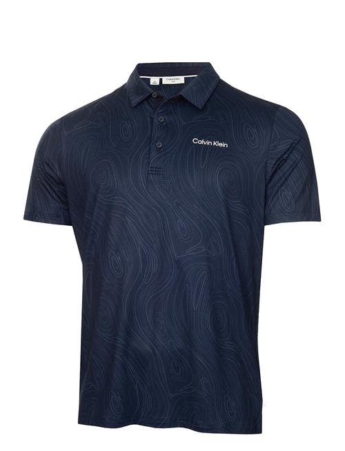 Calvin Klein Golf | Marble Print Polo | M