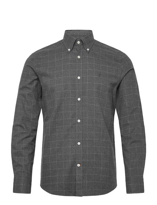 Morris | Flannel Overcheck Shirt-Slim Fit | S
