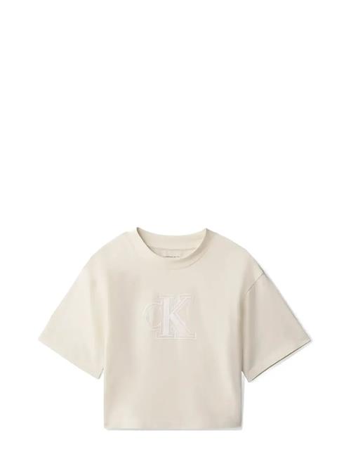 Calvin Klein | Velvet Monogram Boxy S/S T-Shirt | 164