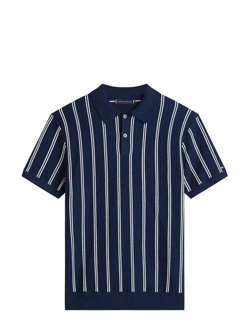 Tommy Hilfiger | Knitted Vertical Stripe Ss Polo | XXL