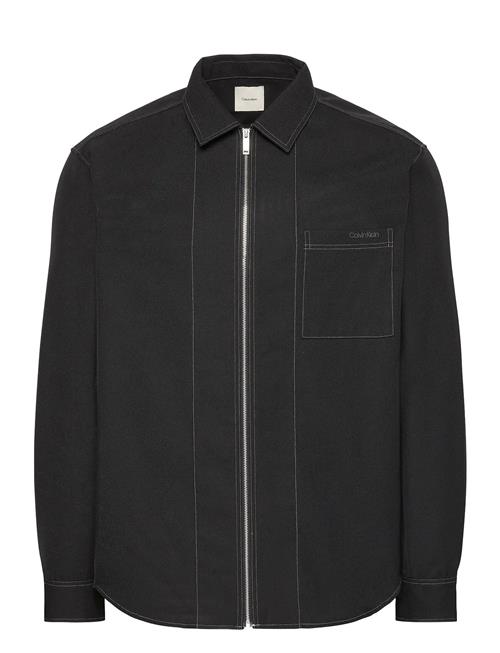 Calvin Klein | Ls Gabardine Rlxed Overshirt | L