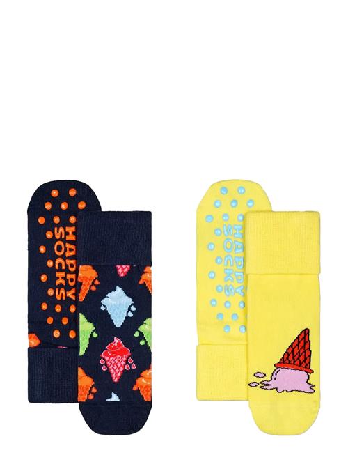 Happy Socks | Kids 2-Pack Ice Cream Anti-Slip Socks | 6-12M