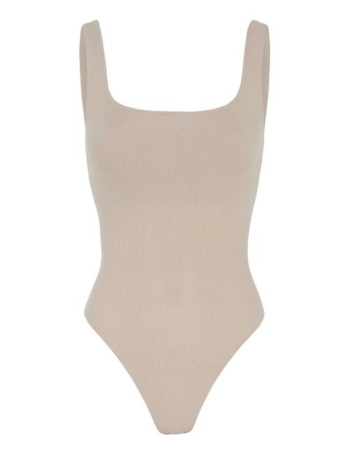 Girlfriend Collective | Square Neck Bodysuit, Thong | XL