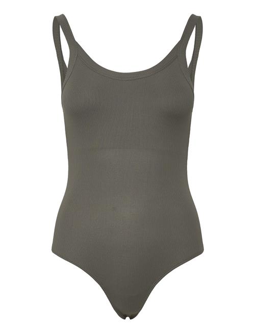 Girlfriend Collective | Coco Scoop Bodysuit, Thong | XS