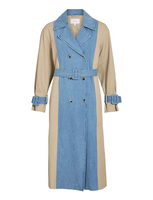 Vila | Vibera L/S Contrast Denim Trenchcoat | 34