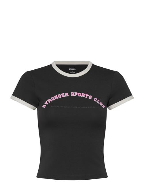 STRONGER | Logo Baby Tee | XS