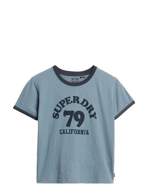 Superdry | Beach Graphic Fitted Ringer T | 38