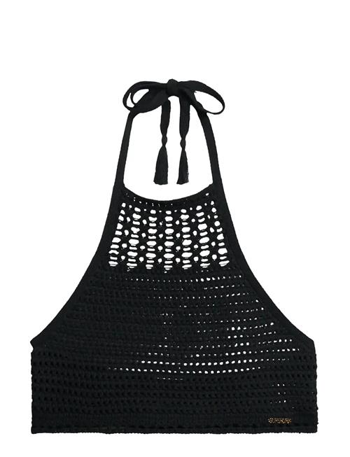 Superdry | Crop Halter Crochet Top | 36