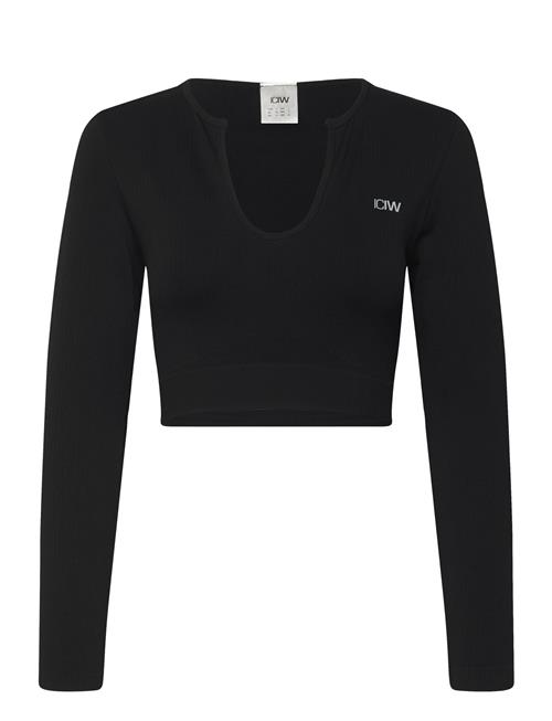 ICANIWILL | Ribbed Define Seamless Cropped Long Sleeve | XS