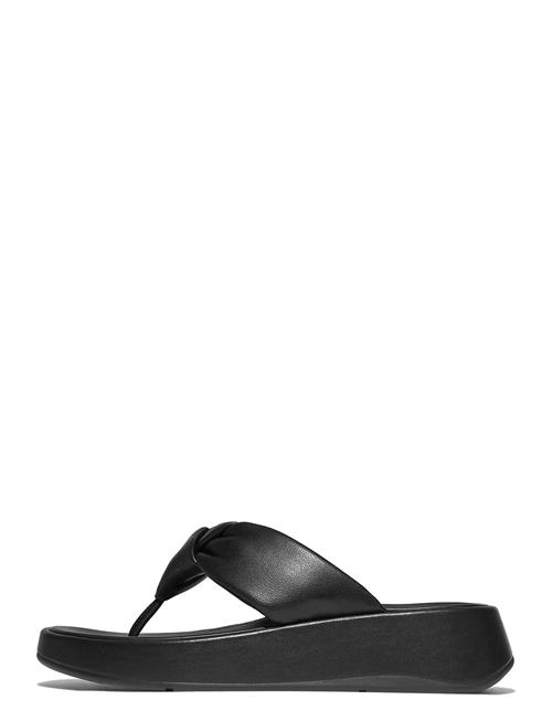 FitFlop | F-Mode Knot Soft-Leather Flatform Toe-Post Sandals | 41