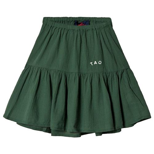 The Animals Observatory Bird Skirt Green Black Tao Green Black Tao 2 Y  Grøn  2 år  kvinde