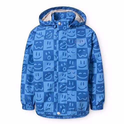 Molo Waiton Skaljakke Vibe Checks Blu  Vibe Checks BLU 98/104 cm  Blå  98/104 cm  mand