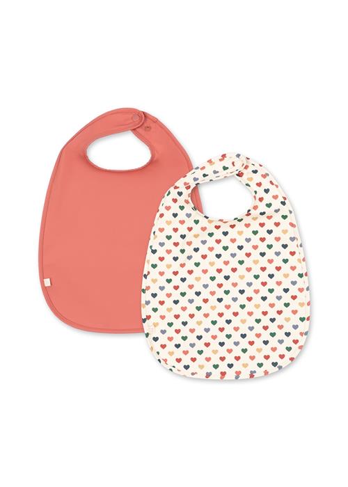 Konges Sløjd Middagshagesmæk I 2-pak Coeur Colore Faded Rose  Coeur Colore Faded Rose One Size  Brun  One Size  mand