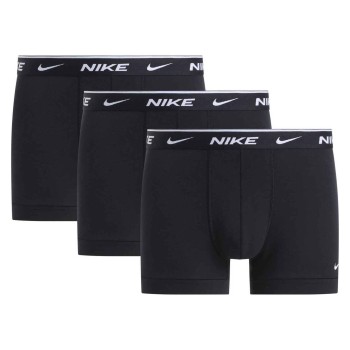 Nike 3P Everyday Essentials Cotton Stretch Trunk Sort bomuld Small Herre