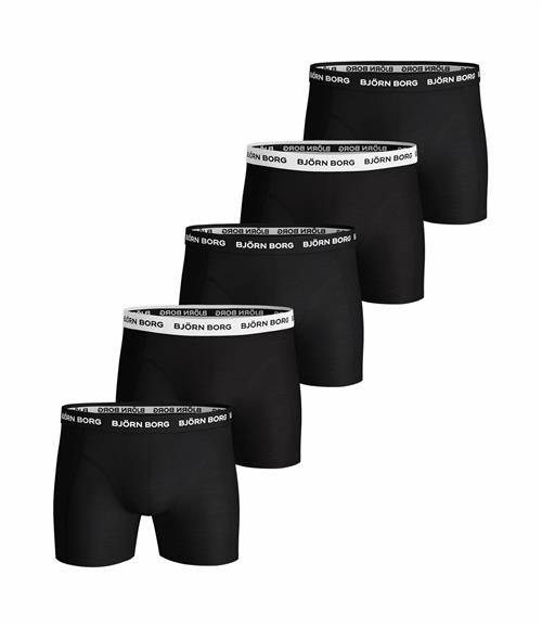 BJÖRN BORG Boksershorts  sort / hvid
