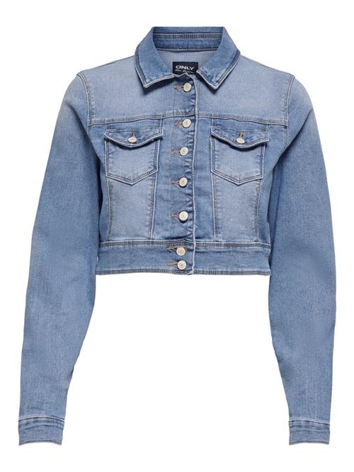 ONLY Overgangsjakke  blue denim