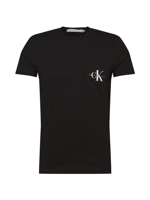 Calvin Klein Jeans Bluser & t-shirts  lysegrå / sort / hvid