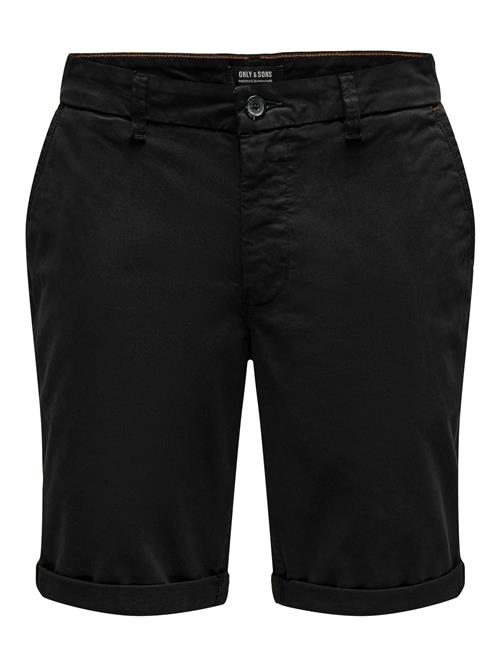 Only & Sons Lærredsbukser 'ONSPeter'  sort