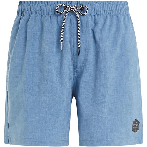 PROTEST Badeshorts 'Davey'  blå / sort