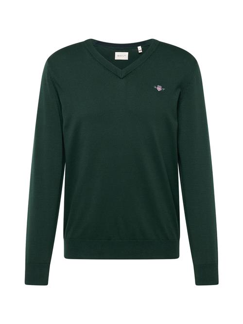 GANT Pullover 'CLASSIC'  mørkegrøn / blandingsfarvet