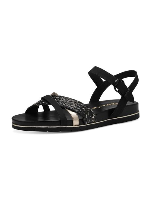 Tamaris Sandaler  guld / sort