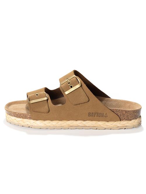 Bayton Pantoletter 'Athena'  beige / gul / hvid