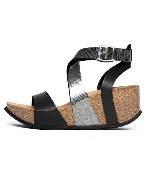 Bayton Sandaler 'PAMPELUNE'  sort / sølv