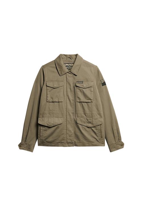 Superdry & Co Overgangsjakke  cognac / oliven / sort / hvid