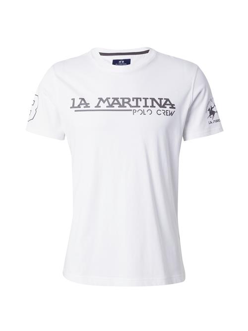 La Martina Bluser & t-shirts  grå / hvid