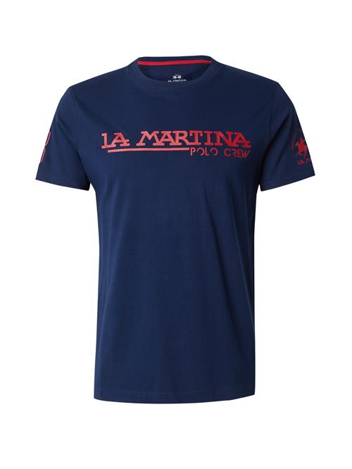 La Martina Bluser & t-shirts  mørkeblå / blodrød